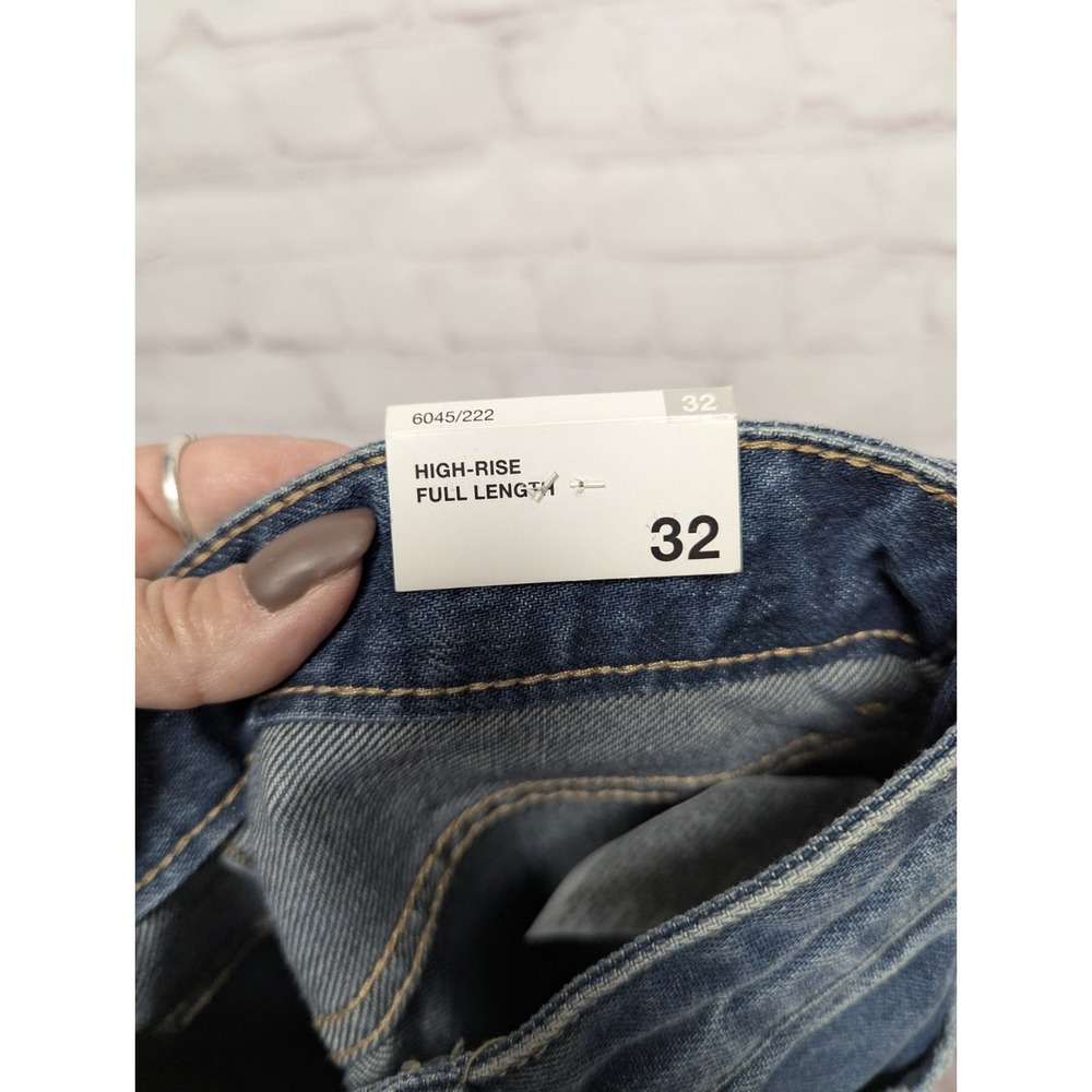 Zara High Rise Blue Jeans - Picture 4 of 8